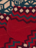 Calze corte uomo cotone rosso fantasia greca natalizia - Gallo 1927 - Official Online Shop