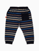 Pantalone lungo bambino pile blu righe multicolor - Gallo 1927 - Official Online Shop