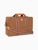 Borsone weekend unisex in canvas di cotone tinta unita beige - Gallo 1927 - Official Online Shop