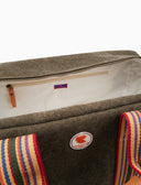 Borsone weekend unisex in canvas di cotone tinta unita verde - Gallo 1927 - Official Online Shop