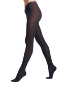 Women's warm cotton tights, blue Vanisé