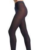 Women's warm cotton tights, blue Vanisé