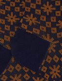 Calze lunghe donna lana blu fantasia norvegese - Gallo 1927 - Official Online Shop