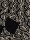 Calze corte donna lana, seta e cashmere nero fantasia geometrico effetto scintillante - Gallo 1927 - Official Online Shop