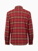 Camicia uomo cotone rosso fantasia tartan - Gallo 1927 - Official Online Shop