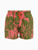 Boxer mare uomo fantasia fiori rosa - Gallo 1927 - Official Online Shop