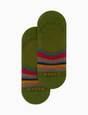 Soletta unisex cotone verde righe multicolor - Gallo 1927 - Official Online Shop