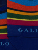 Soletta unisex cotone righe multicolor blu - Gallo 1927 - Official Online Shop