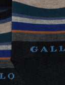 Soletta unisex cotone righe multicolor nero - Gallo 1927 - Official Online Shop