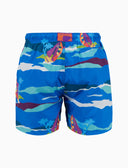 Boxer mare uomo fantasia barche a vela blu - Gallo 1927 - Official Online Shop