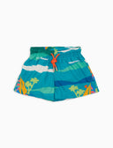 Boxer mare bambino fantasia barche a vela verde - Gallo 1927 - Official Online Shop