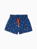 Boxer mare bambino fantasia pappagalli blu - Gallo 1927 - Official Online Shop