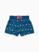 Boxer mare bambino fantasia calcio balilla blu - Gallo 1927 - Official Online Shop