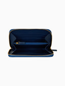 Portafoglio donna in pelle martellata blu righe multicolor - Gallo 1927 - Official Online Shop