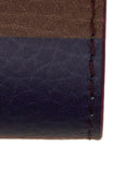 Portachiavi listello doppio unisex pelle martellata bordò righe multicolor - Gallo 1927 - Official Online Shop