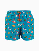 Boxer mare uomo fantasia mante azzurro - Gallo 1927 - Official Online Shop