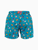 Boxer mare uomo fantasia mante azzurro - Gallo 1927 - Official Online Shop