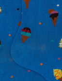 Calze corte uomo cotone fantasia gelati azzurro - Gallo 1927 - Official Online Shop