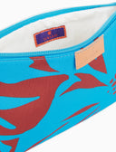 Bustina contemporary unisex fantasia fiori azzurro - Gallo 1927 - Official Online Shop