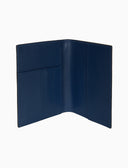 Porta passaporto unisex in pelle martellata blu righe multicolor - Gallo 1927 - Official Online Shop