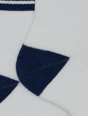 Calze corte unisex spugna di cotone bianco con scritta Gallo 1927 in contrasto di colore - Gallo 1927 - Official Online Shop