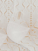 Calze corte donna cotone traforato rombi bianco - Gallo 1927 - Official Online Shop