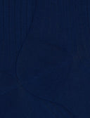 Calze lunghe uomo cotone costa tinta unita blu - Gallo 1927 - Official Online Shop