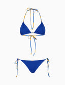 Bikini triangolo reversibile donna fantasia fiori giallo - Gallo 1927 - Official Online Shop