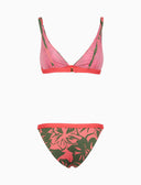 Bikini vela donna fantasia fiori rosa - Gallo 1927 - Official Online Shop