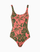 Costume intero donna fantasia fiori rosa - Gallo 1927 - Official Online Shop