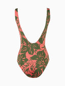 Costume intero donna fantasia fiori rosa - Gallo 1927 - Official Online Shop