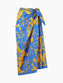 Pareo donna cotone fantasia fiori giallo - Gallo 1927 - Official Online Shop