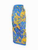 Pareo donna cotone fantasia fiori giallo - Gallo 1927 - Official Online Shop