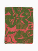 Sciarpa unisex cotone e lino fantasia fiori rosa - Gallo 1927 - Official Online Shop