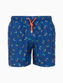 Boxer mare uomo fantasia kite surf blu - Gallo 1927 - Official Online Shop