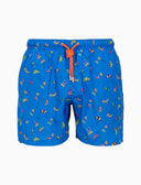 Boxer mare uomo fantasia kite surf azzurro - Gallo 1927 - Official Online Shop