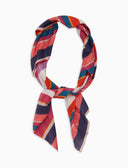 Bandana unisex cotone righe multicolor bianco - Gallo 1927 - Official Online Shop