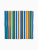 Bandana unisex cotone righe multicolor azzurro - Gallo 1927 - Official Online Shop