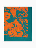 Bandana unisex cotone fantasia fiori arancio - Gallo 1927 - Official Online Shop