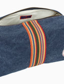 Beauty unisex in canvas di cotone blu tinta unita - Gallo 1927 - Official Online Shop