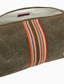 Beauty unisex in canvas di cotone verde tinta unita - Gallo 1927 - Official Online Shop