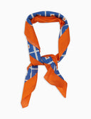 Bandana unisex cotone fantasia rombi blu - Gallo 1927 - Official Online Shop