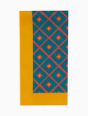 Bandana unisex cotone fantasia rombi azzurro - Gallo 1927 - Official Online Shop