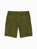Bermuda cargo uomo cotone tinto capo tinta unita verde - Gallo 1927 - Official Online Shop