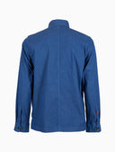 Overshirt unisex cotone tinto capo tinta unita blu - Gallo 1927 - Official Online Shop