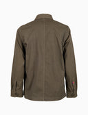 Overshirt unisex cotone tinto capo tinta unita verde - Gallo 1927 - Official Online Shop