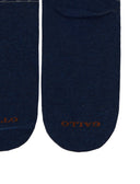 Calze corte donna cotone blu fantasia Firenze Palazzo Vecchio - Gallo 1927 - Official Online Shop