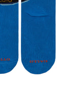 Calze corte donna cotone azzurro fantasia Venezia Ponte di Rialto - Gallo 1927 - Official Online Shop