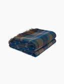 Plaid unisex double face lana verde fantasia geometrica - Gallo 1927 - Official Online Shop