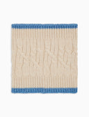 Scaldacollo unisex bianco motivo treccia tinta unita - Gallo 1927 - Official Online Shop